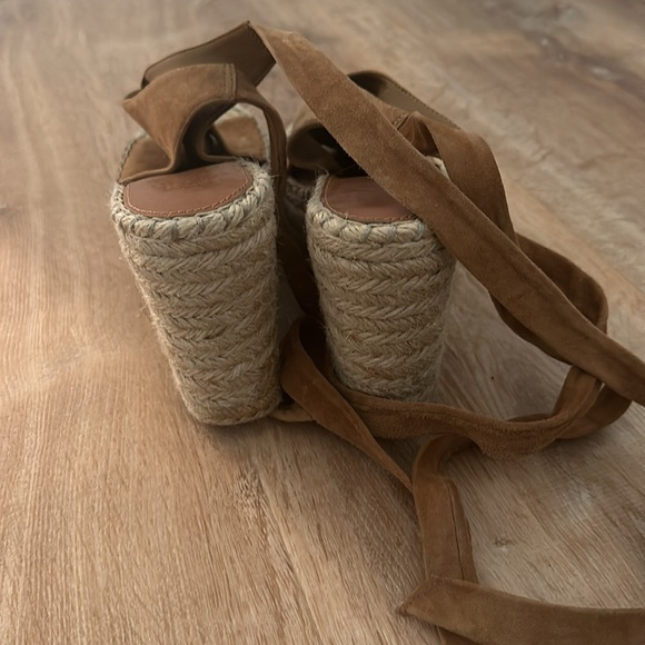 Marc Fisher Suede Wrap Wedge - Picture 4 of 4